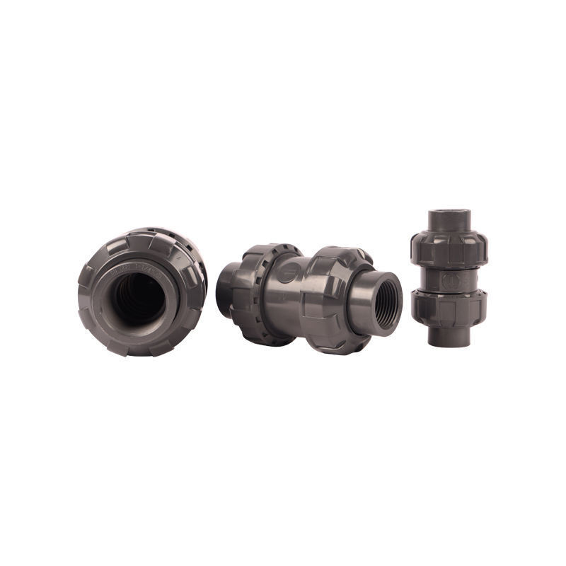 ONE-Way PVC Double Union Directional UPVC Vertical Check water treatment flow Valve DN15-DN80