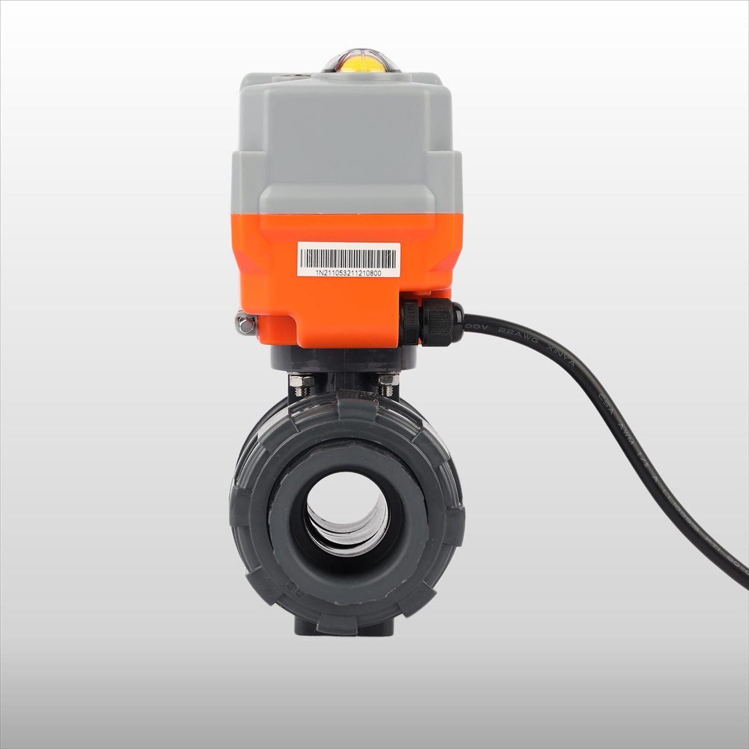 DN50 2 Way 3 Ways 12V Electric Water Upvc Actuator Ball Valve PVC Double Union Motorized Automatic Ball Valve