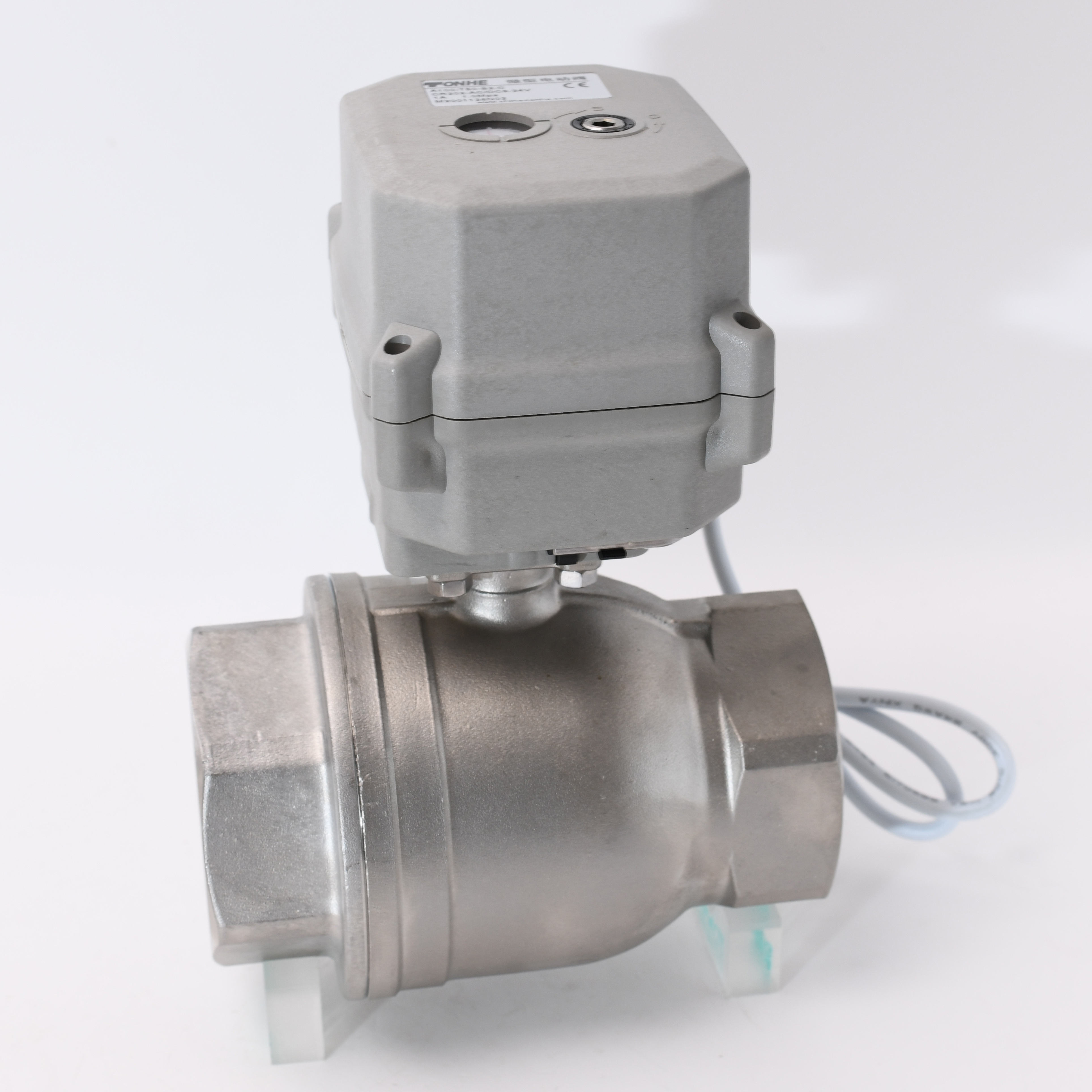 Wholesale Mini Full Port NPT Threaded Stainless Steel 2 Way Motorized rs 485 Valve Electric Water Actuated Ball Valve