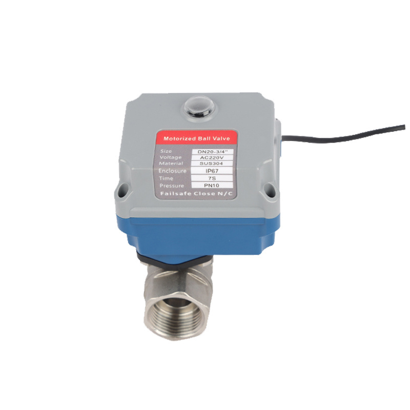 4-20MA 12V 24V DC AC 2 Way SS Smart Electric Motor Operated Solenoid Ball Valve with Actuator for Water Flow