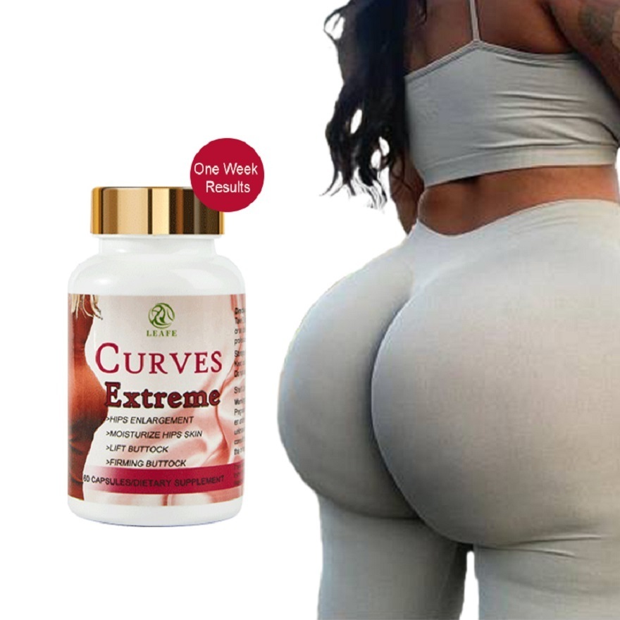 Sexy Black Women Ultimate Maca Pill  For Butt And Hip Enlargement Products Curve Extreme Hips And Butt Enhancement Capsule Pill