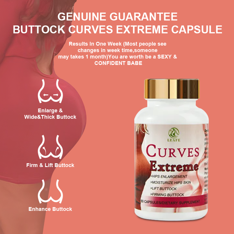 Sexy Black Women Ultimate Maca Pill  For Butt And Hip Enlargement Products Curve Extreme Hips And Butt Enhancement Capsule Pill