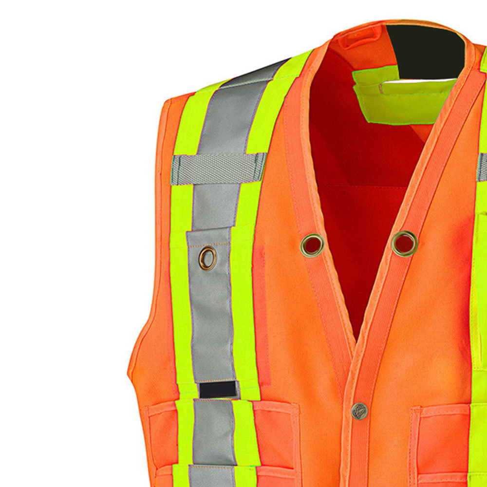 High Quality Men's Work Wear Safety Workwear Reflective Vest Winter Wholesale Prices Safety Working Vest