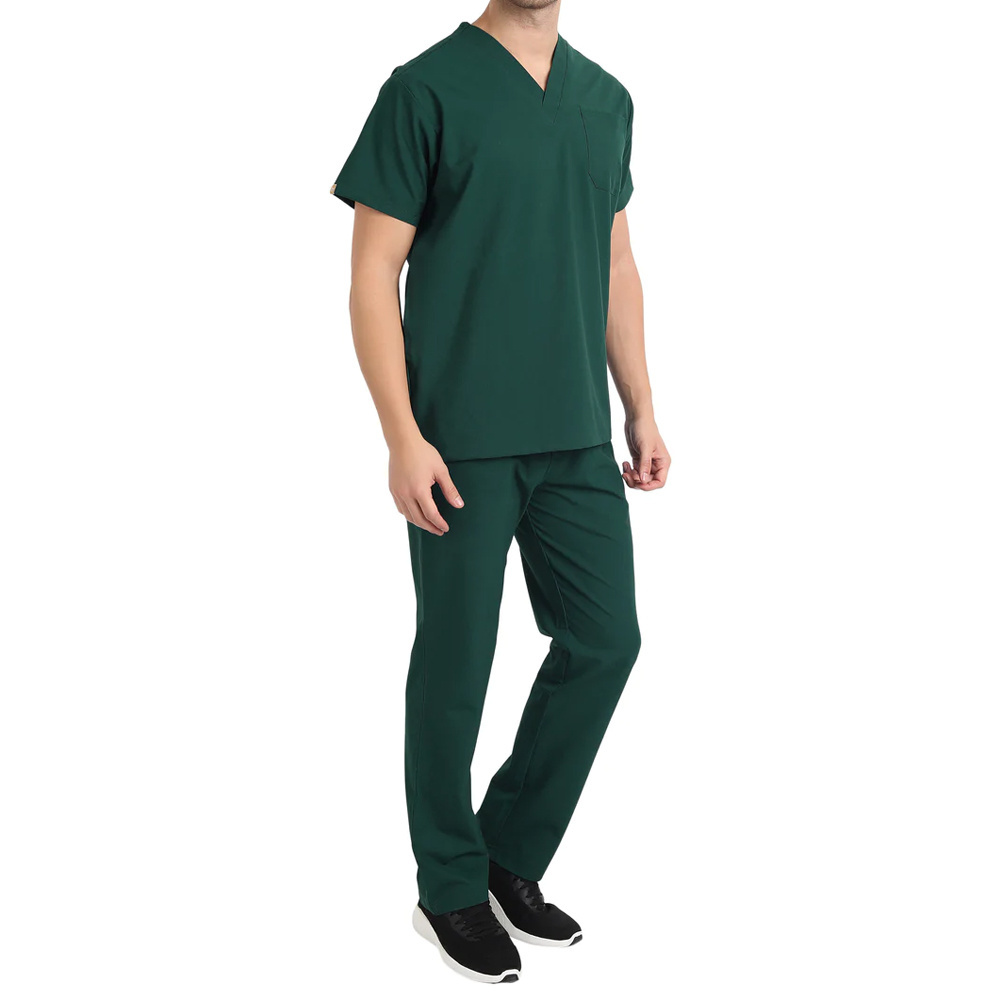 Premium Quality Hospital Uniforms Medical Scrubs Nursing Shorts Sleeve Scrub Suit For Adults With Custom Logo