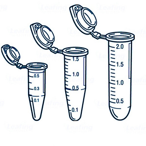 Microtubes Lab supplies Wholesale transparent sterile microcentrifuge tube 1.5ml With scale