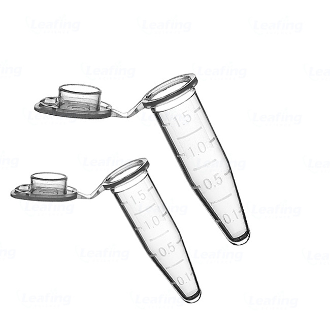 Microtubes Lab supplies Wholesale transparent sterile microcentrifuge tube 1.5ml With scale