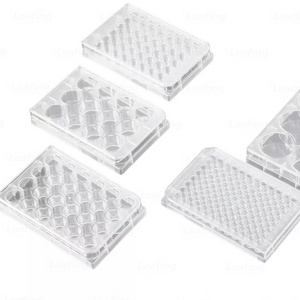 Tissue Culture Plate Sterile Wholesale water proof transparent 6 12 24 48 96 well cell culture plate