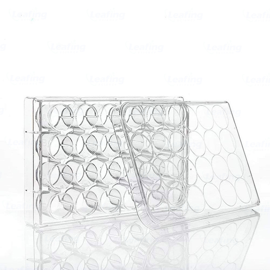 Tissue Culture Plate Sterile Wholesale water proof transparent 6 12 24 48 96 well cell culture plate