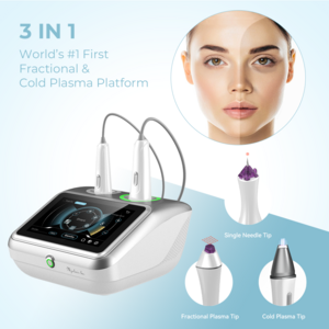 2024 Newest 3 in 1Cold & fractional plasma machine / LEAFLIFE ion plasma shower / Anti-aging Lifting professional plasma device