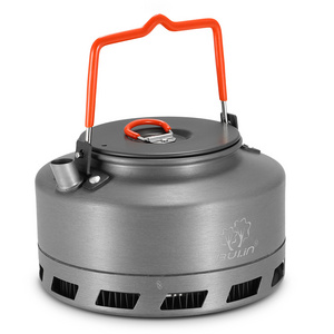 Hot Selling Portable  Ultralight 1.6L Aluminum High Quality Quick Heat Teapot Outdoor Camping Kettle