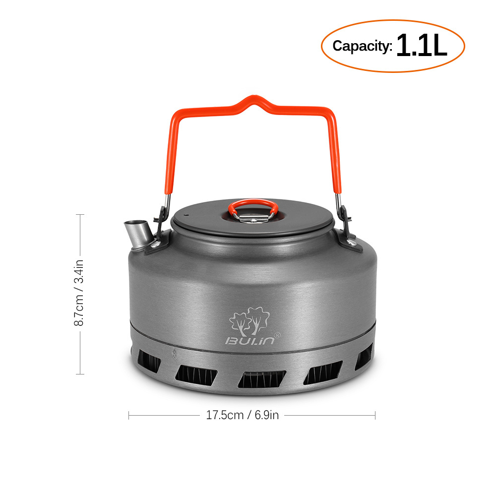 Hot Selling Portable  Ultralight 1.6L Aluminum High Quality Quick Heat Teapot Outdoor Camping Kettle