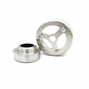 Stainless Steel Outdoor Camping Hiking Picnic Ultralight Portable Mini Small Liquid Alcohol Stove with Windshield&fire lid