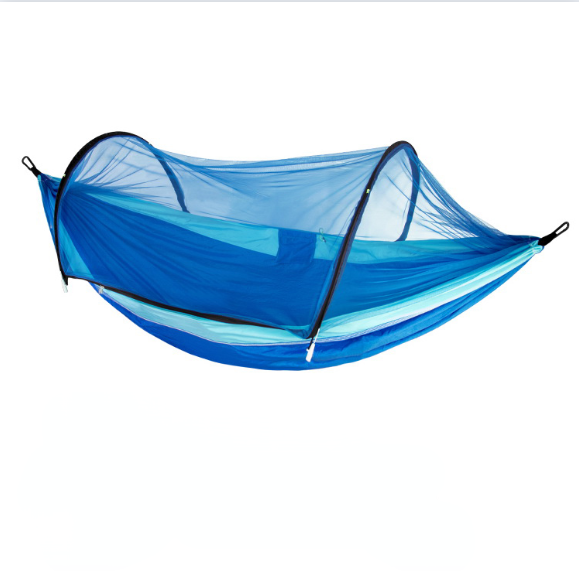 in stock and OEM  270cm*140cm light Weight Outdoor Camping Nylon Parachute Fabric Portable Travel POP up Mosquito Net Hammock