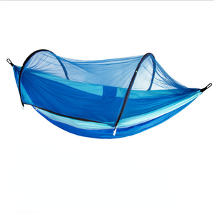 in stock and OEM  270cm*140cm light Weight Outdoor Camping Nylon Parachute Fabric Portable Travel POP up Mosquito Net Hammock