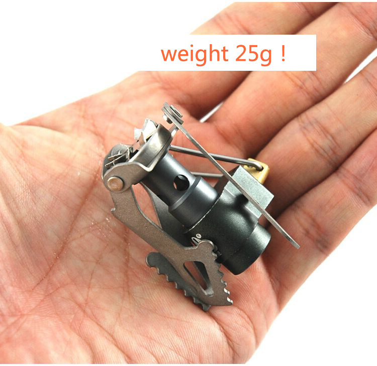 3000T 25g ultra-light Outdoor Portable High Quality BRS Titanium Alloy Folding Camping Mini Gas Hiking Stove