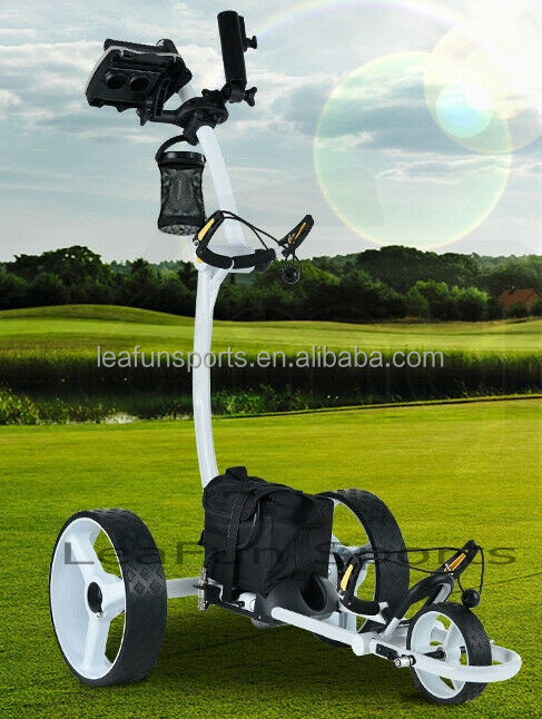 Best Sell Brand New Electric Golf Cart With Germany Design Aluminium Frame With 36 Holes Lithium Battery Free Wheels