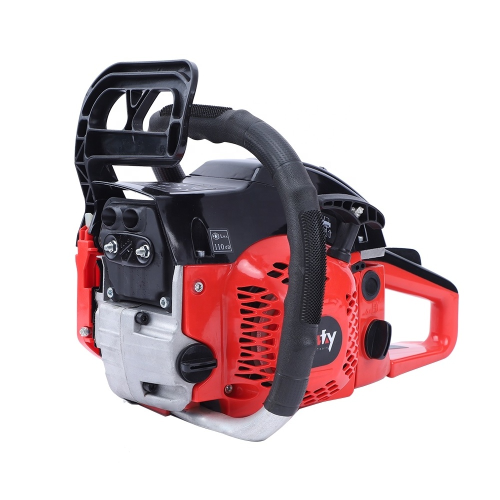 power Professional 58ccpowerful petrol gasoline chain saw with 20'' bar guide chainsaw