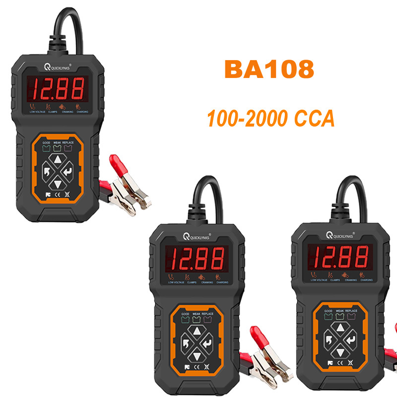 Ba108 Vehicle Battery Tester Battery Monitoring System  Battery Checker Tester