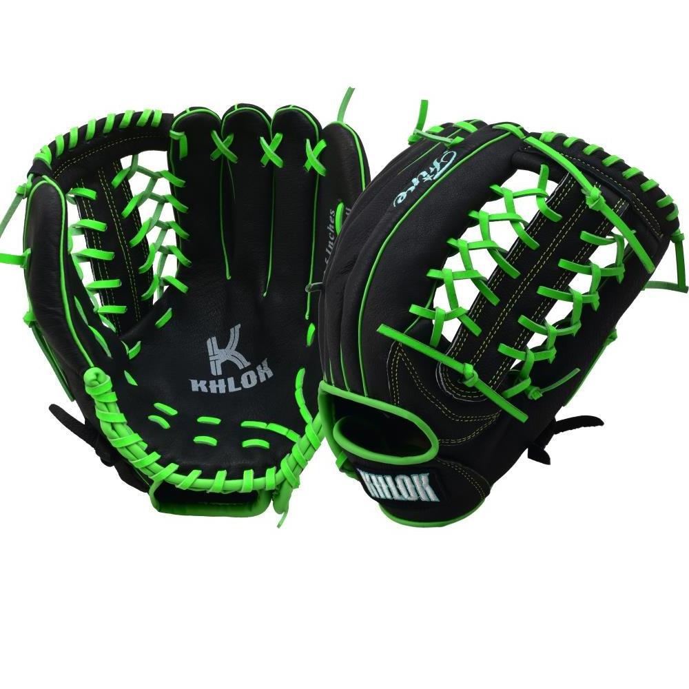 Professional Manufacturer 12.5 inch Modified Eze Web Official League Game Pigskin Leather Outfield Baseball Glove