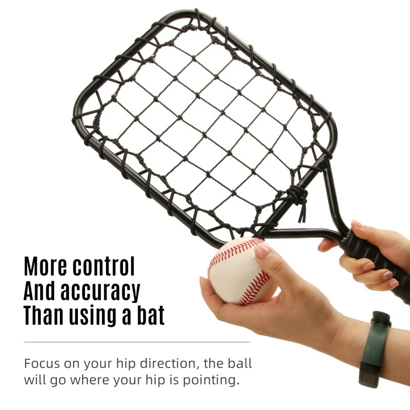 Baseball Fungo Racket Bat for Parents and Coaches Training Accuracy Fly Ball Grounders Outfield Infield Drills