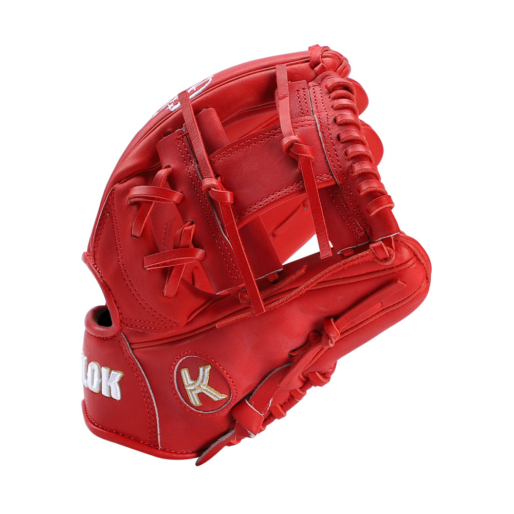 A2000 Japanese Kip Baseball Glove Custom Baseball Gloves Red color Baseball Softball Glove manufacturer