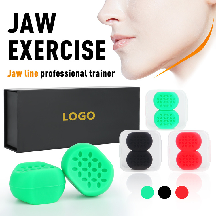 League-Sport Jaw Muscle Exerciser Face Masseter Mouth Jawline Chew Ball Chew Bite Breaker Training Body Chin Exerciser