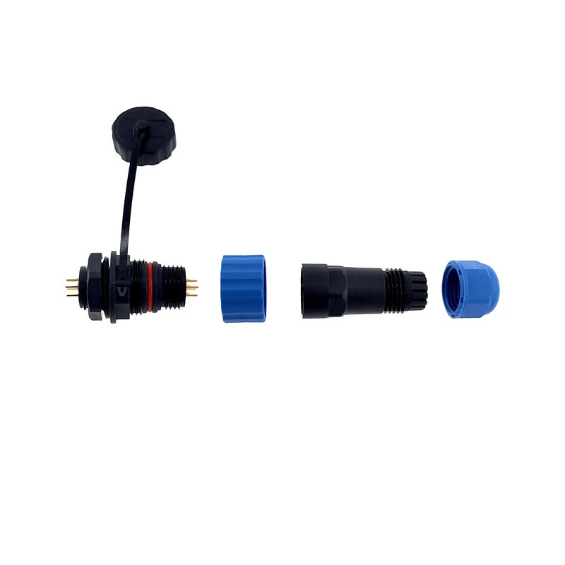 WEIPU IP68 Mount Wire Male Female Cable SD16 Aviation Connector SP16 2Pin Waterproof Connector