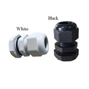 M25 White or customized IP68 Cable Gland Water Resistant Connector waterproof cable gland connector