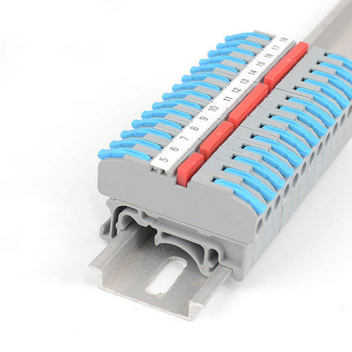 New Arrival Push In Wire Connector 2.5mm Electric Cable Widely available Terminals Quick Wire Din Rail Connector