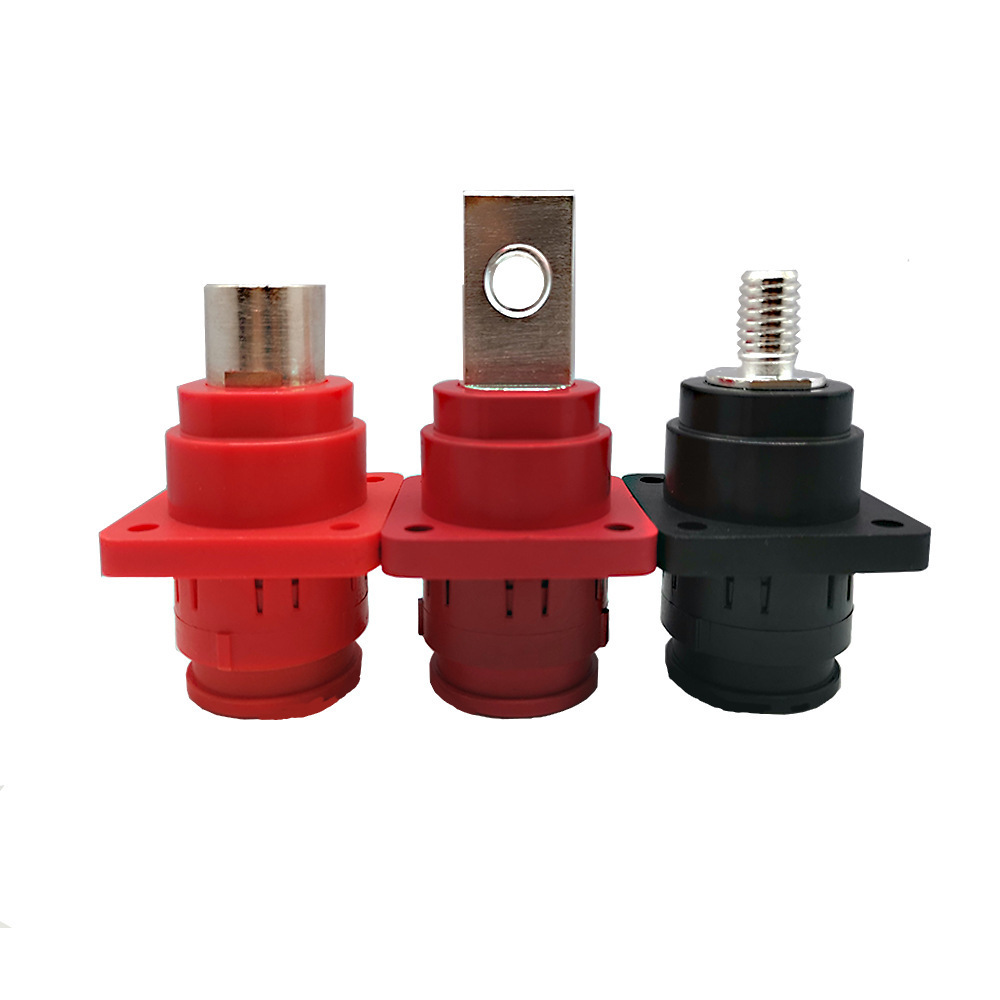 Leaka New energy battery series quick single pin plug 60A 100A 120A 150A 200A energy storage power plug connector