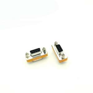 DB9 connectors 9pin null modems male to male mini adapter connector gender changer RS232 series connector