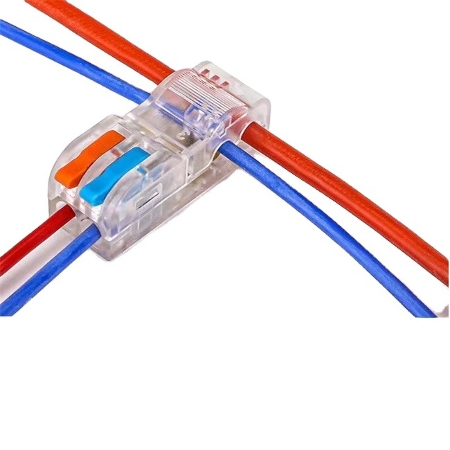 Supplier transparent electrical wires terminal blocks no break main line fixed wireless terminals wire splitter