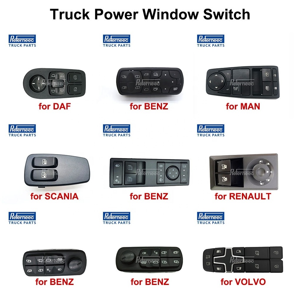 Heavy Duty ac Truck Cabin Switch For VOLVO Truck  Glass Lift Control Unit Switch Air Conditioner Switch