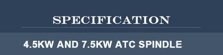 cnc spindle motor air cooled 4.5-7.5kw ATC spindle for cnc router