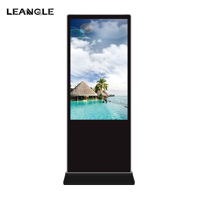 43-65 inch Floor stand Vertical LCD Touch Screen Advertising Digital Signage for Indoor Advertising