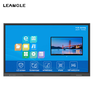 65-86 inches interactive whiteboard LCD touch screen TV 4k digital smart board with OPS dual operating system for education