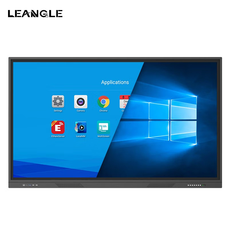 65-86 inches interactive whiteboard LCD touch screen TV 4k digital smart board with OPS dual operating system for education