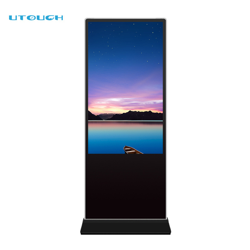 43 inch shopping mall digital advertising equipment floor stand led advertising display screen