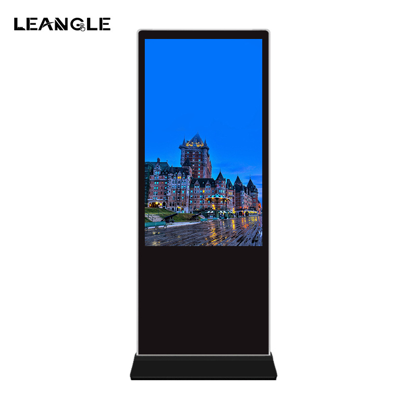 55 inch Indoor Digital Signage Freestanding Advertising Machine 2k 4k Resolution Advertisement Player Floor Stand Digital Kiosk