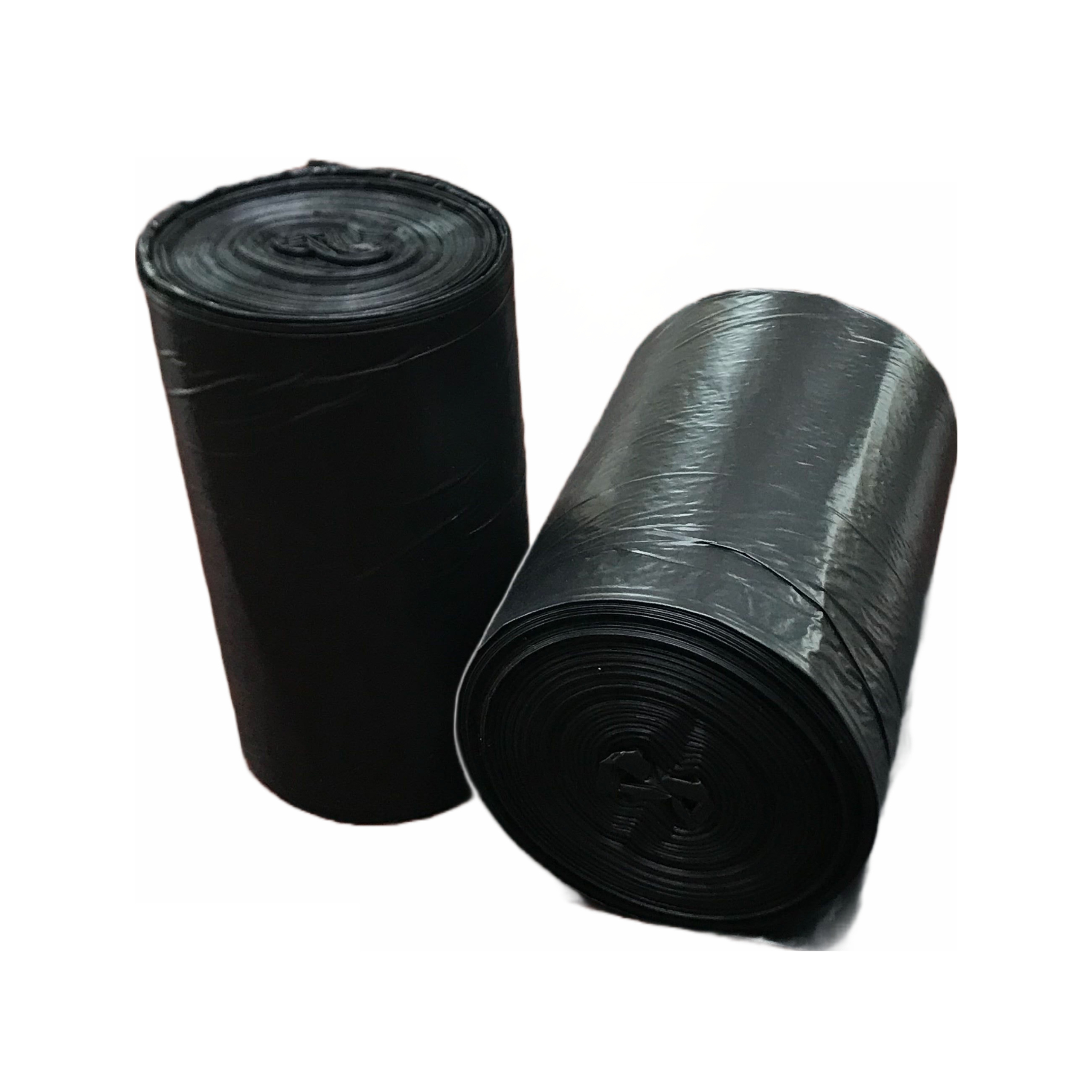 Factory Direct 3 mil Black heavy duty garbage bags disposable extra thick clear can liners 55 60 Gallon Trash Bags for outdoor