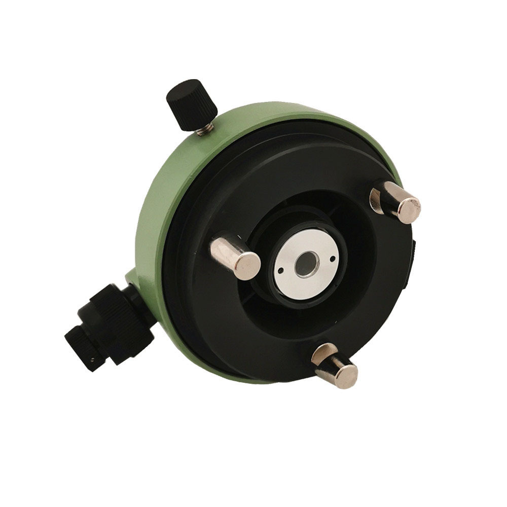 Green Three-Jaw Tribrach Adapter With Optical Plummet Compatible Lei ca Prism Total Station