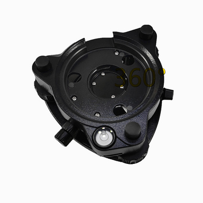 Black Three-jaw Tribrach With Optical Plummet For Lei ca Surveying