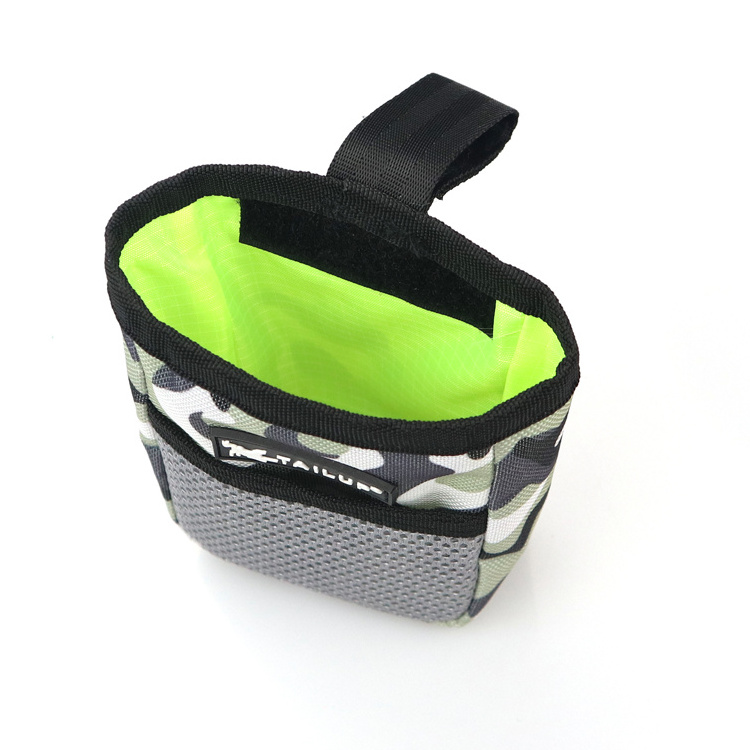 Dog Treat Training Pouch with Built-in Poop Bag Dispenser