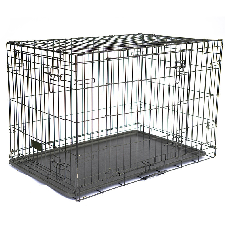 Foldable and Portable Iron Wire Metal Pet Dog Cage Large Dog Crate for Pet Dogs