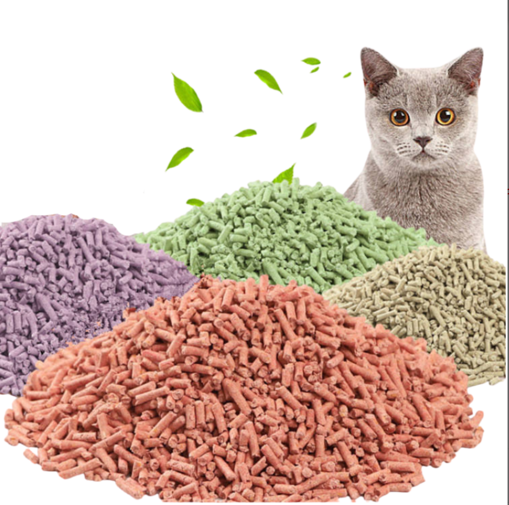 100% Biodegradable Flushable Tofu Cat Litter Dust Free Strong Clumping Fast Odor Control Ultra Absorbent