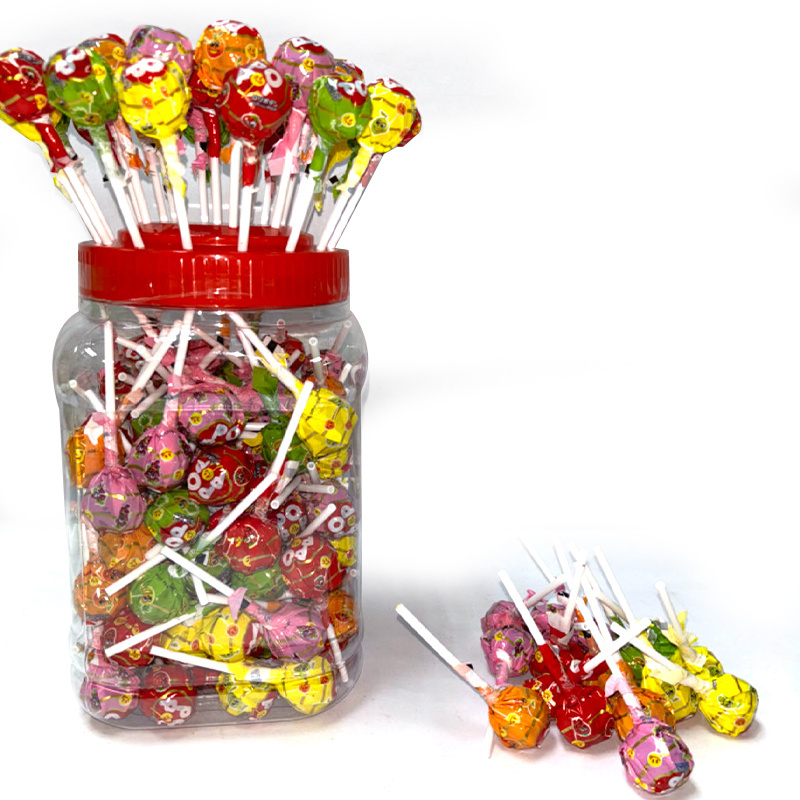 Malaysia Wholesales Popop Mixed Fruit Lollipop (1050gm x 12 Jar) Sweet and Tangy Sensation That Captivates Taste Buds