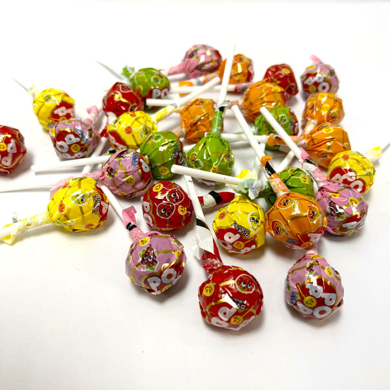 Malaysia Wholesales Popop Mixed Fruit Lollipop (1050gm x 12 Jar) Sweet and Tangy Sensation That Captivates Taste Buds