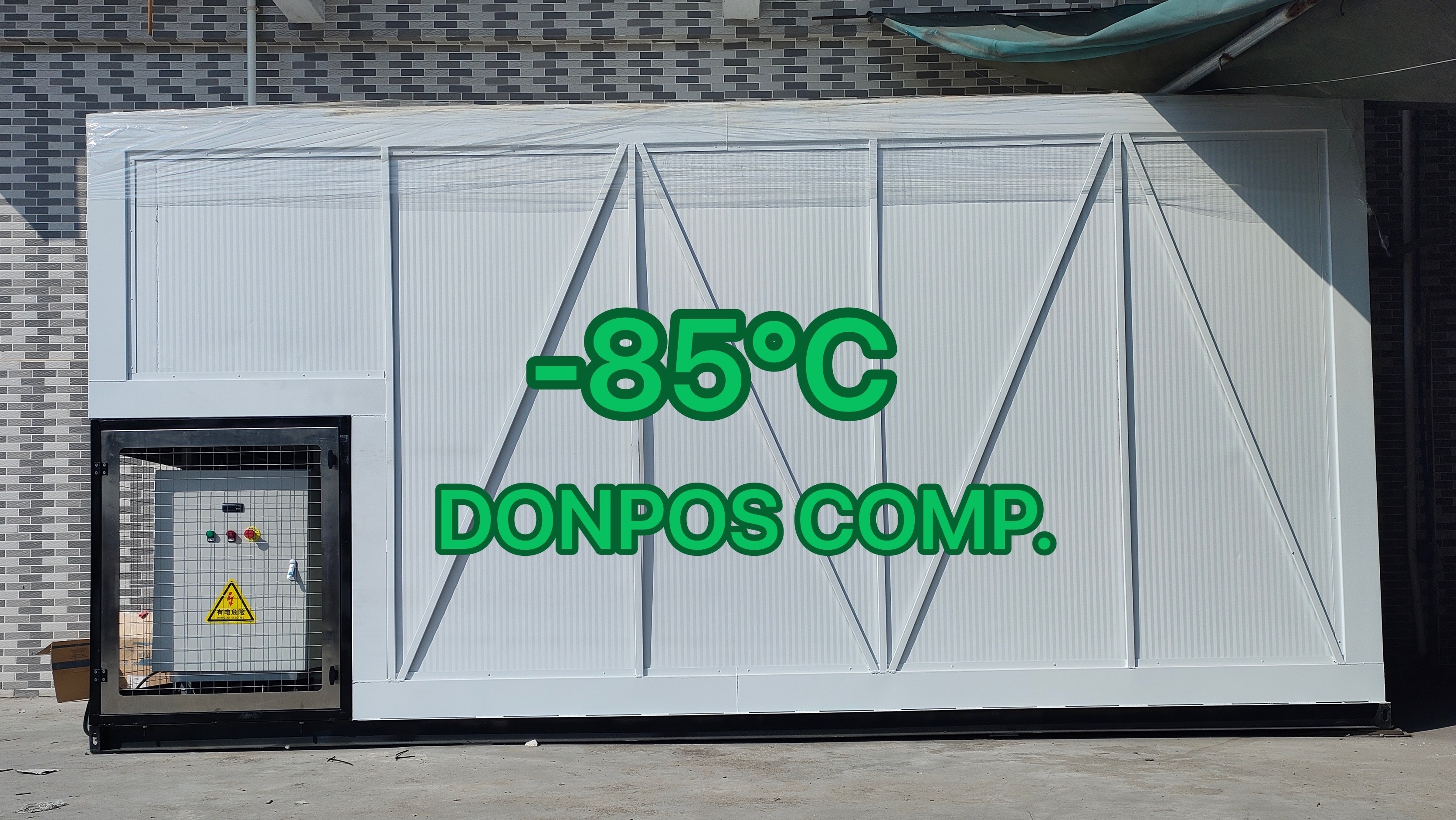 Bescool -60 Degree Mobile Cold Storage R134A Refrigerant Low-temperature Compressor Condensing Unit Engine Container Provided