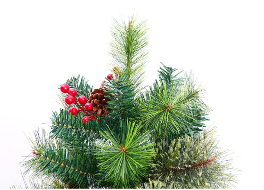 Factory Direct wholesale Collapsible Hinged rbol arbol de navidad denso xmas pvc green artificial the modern Christmas Tree 1.2m