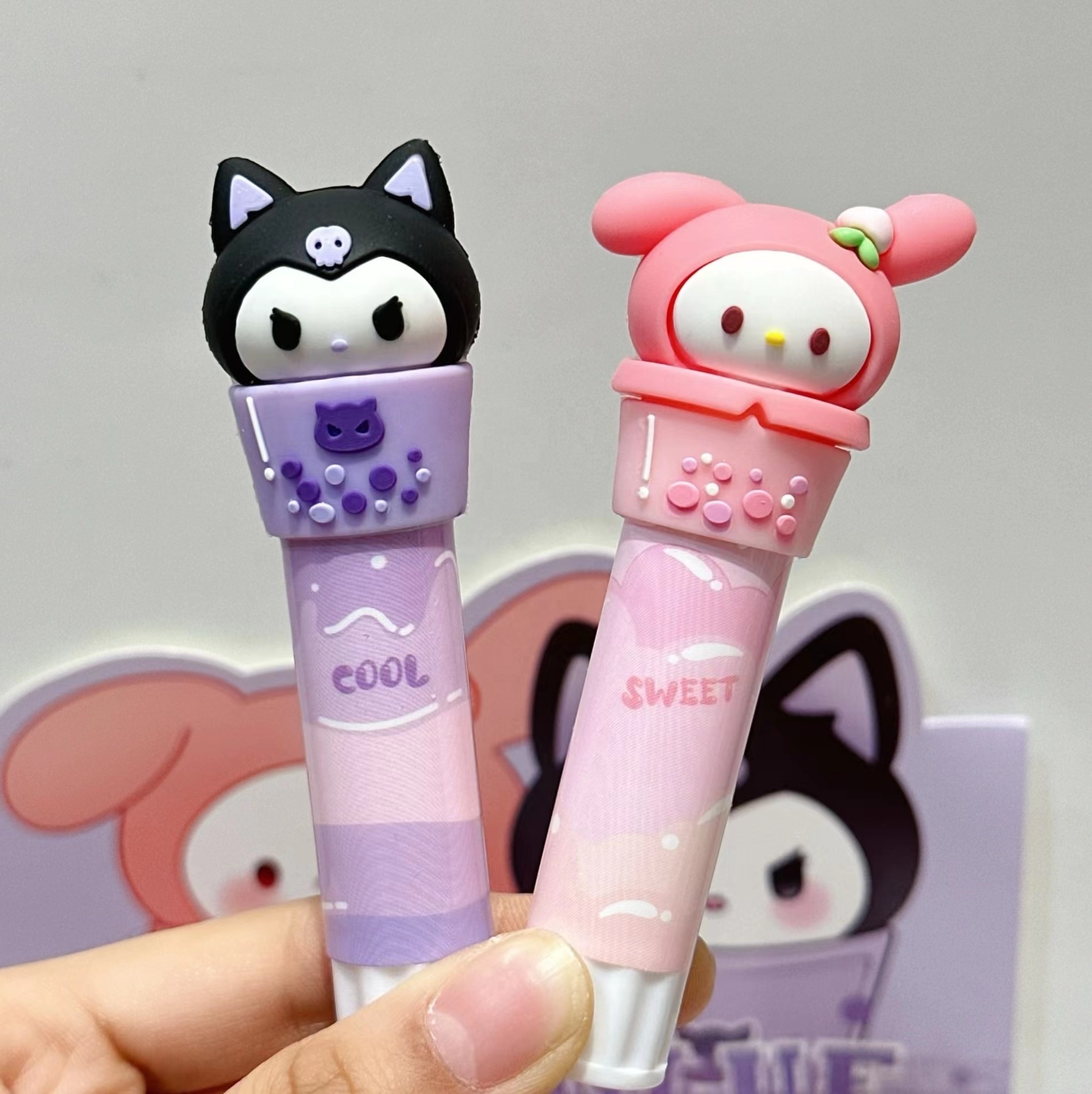 New Cartoon Luoluo Mi Solid Adhesive Cute and Creative Design High Sticky and Fast Drying Solid Adhesive Stick